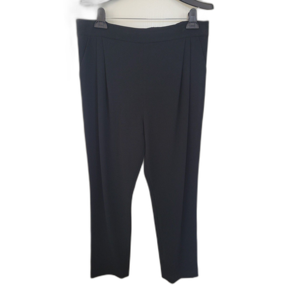Womens 10 Crosby Derek Lam Pleated Black Trousers